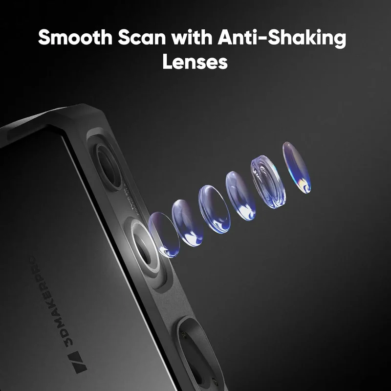 NOVA3D Scanner with up to 0.02mm Precision Shining Handheld 3d Scanner for Auto Leveling 3d Printer Resin
