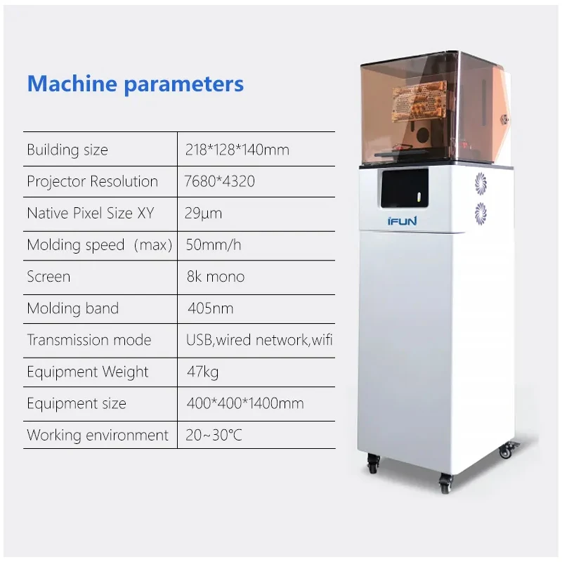 IFUN Dent Giant 8k 3d Printer Impresora 3d Lcd for Dental Lab High Quality