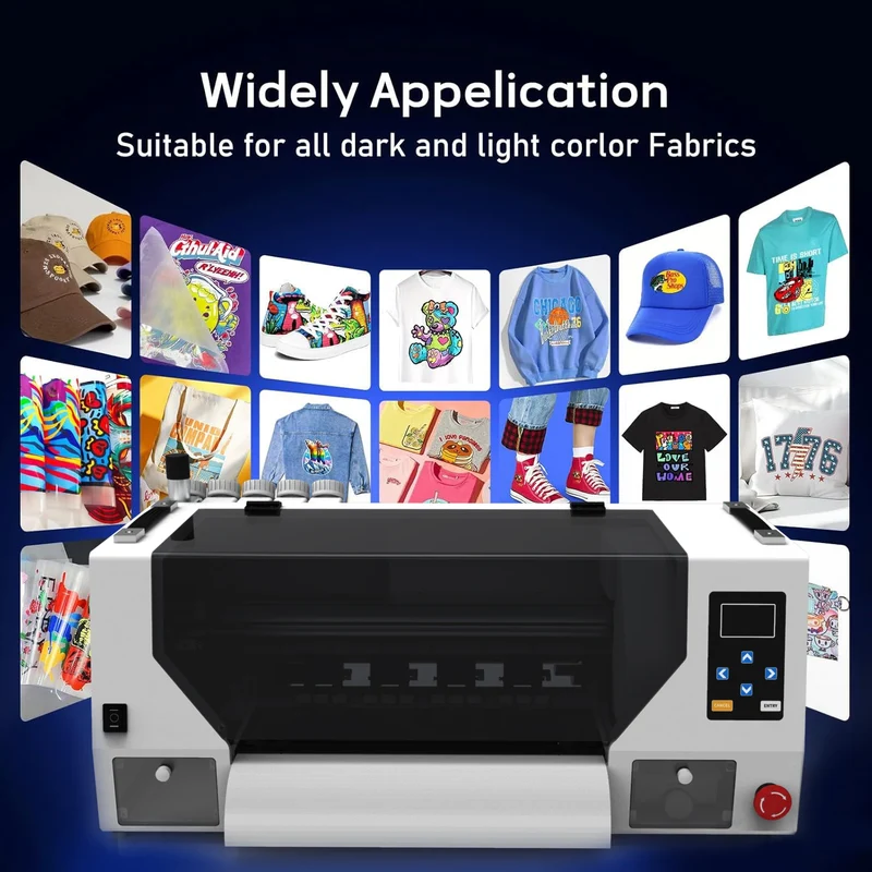 KECAI Automatic Impresora Heat Transfer Printing Machine A3 30cm XP600 Double Print Head 12 Inch DTF Printer for Small Business