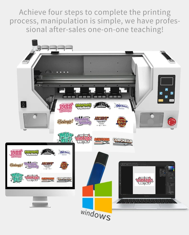 KECAI Automatic Impresora Heat Transfer Printing Machine A3 30cm XP600 Double Print Head 12 Inch DTF Printer for Small Business
