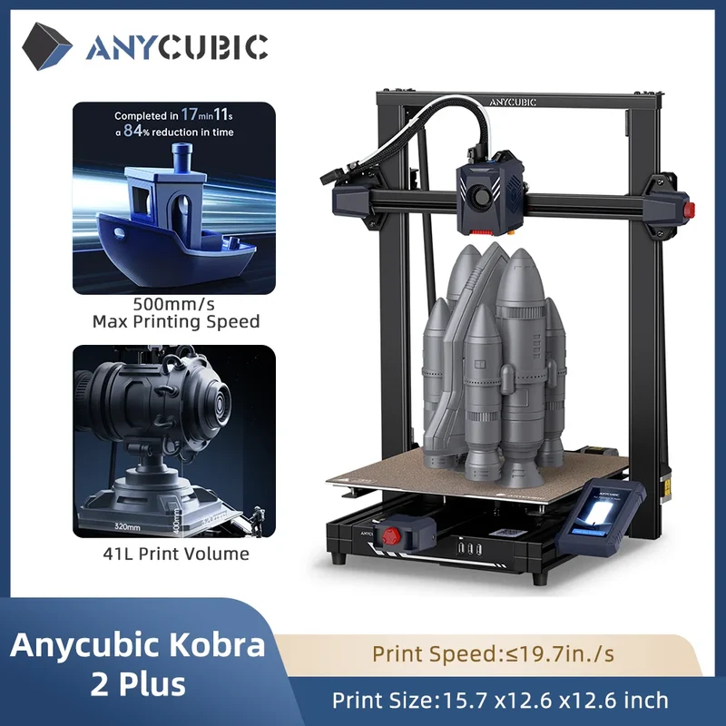 Anycubic 5X 10X Faster Kobra 2 Max Neo Pro Impresora Diy Anycubic Fdm Imprimante Impresora 3d Printing