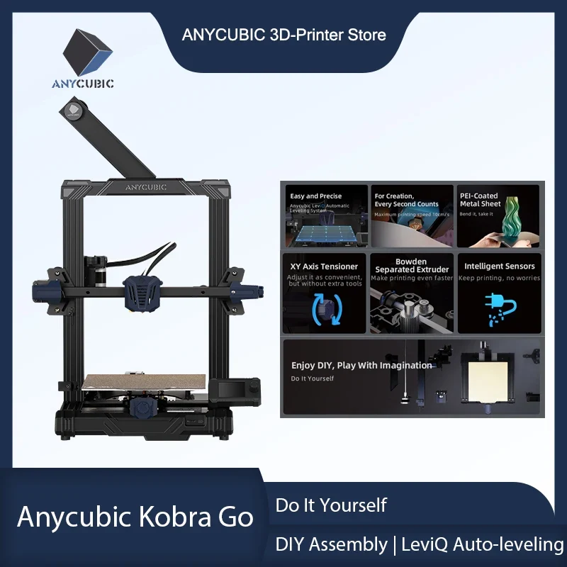 Anycubic 5X 10X Faster Kobra 2 Max Neo Pro Impresora Diy Anycubic Fdm Imprimante Impresora 3d Printing