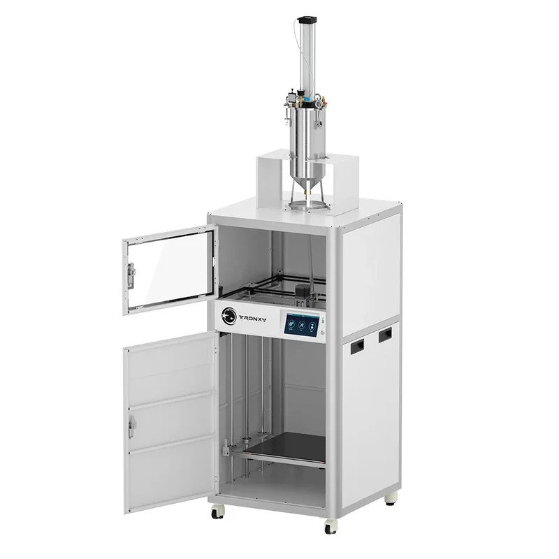 Ceramic Clay 3d Printer Large Size MOORE X4060 Normal Clay Ceramic Slurry Red Porcelain Impresora 400*400*600mm Pottery Machine