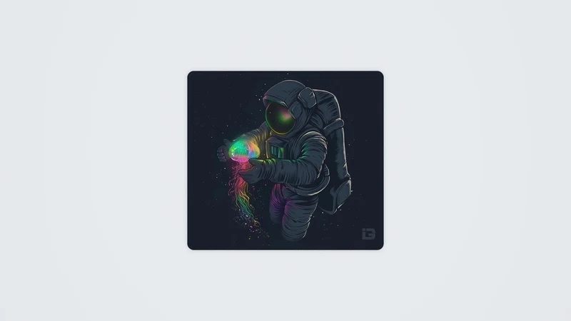 Kosmischer Jelly-Astronaut