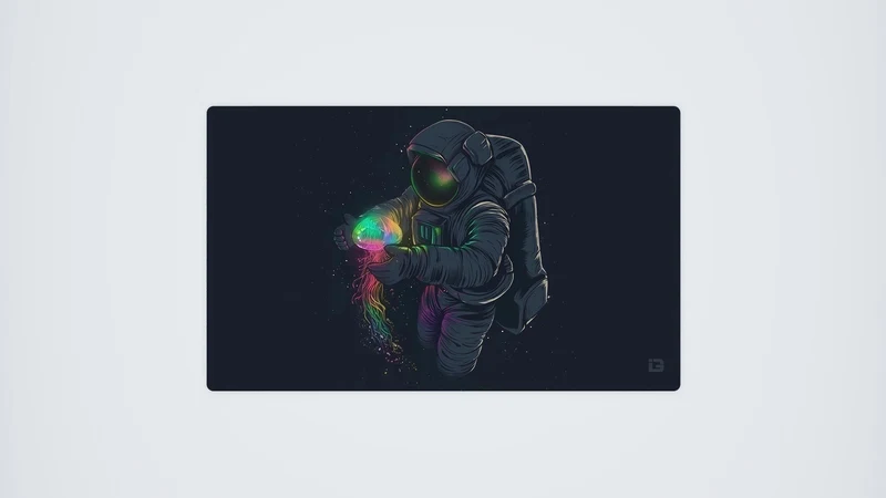 Kosmischer Jelly-Astronaut