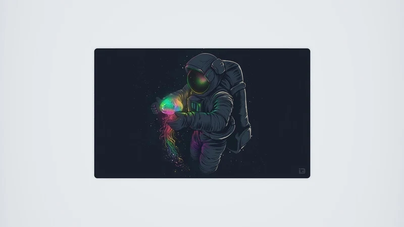 Kosmischer Jelly-Astronaut