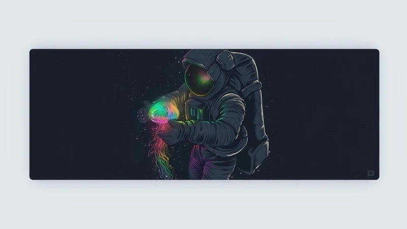 Kosmischer Jelly-Astronaut