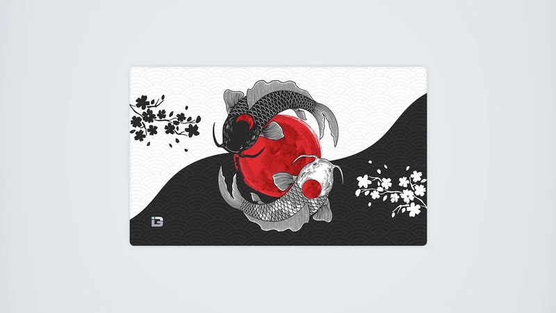 Koi-Fische YinYang