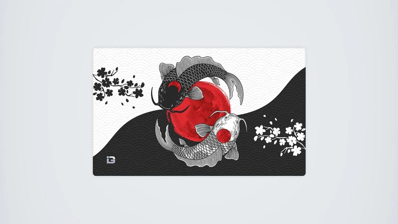 Koi-Fische YinYang