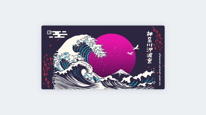 Kanagawa Pink Haze
