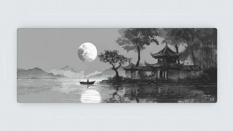 Japanisches Seeufer
