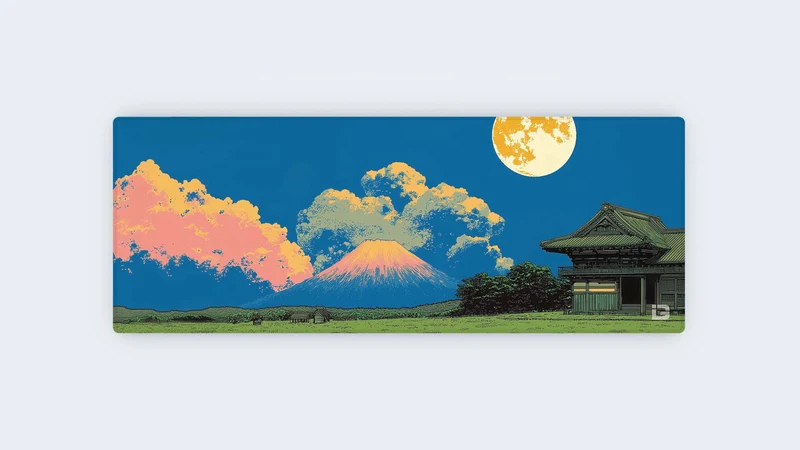 Mount Fuji Retro