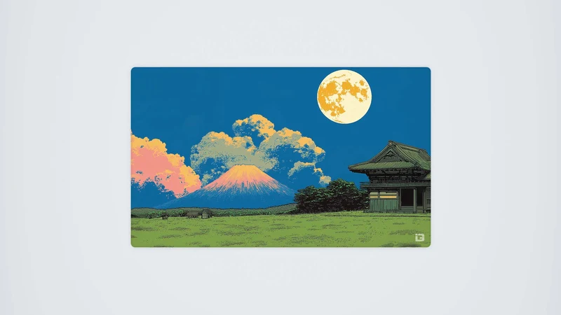 Mount Fuji Retro