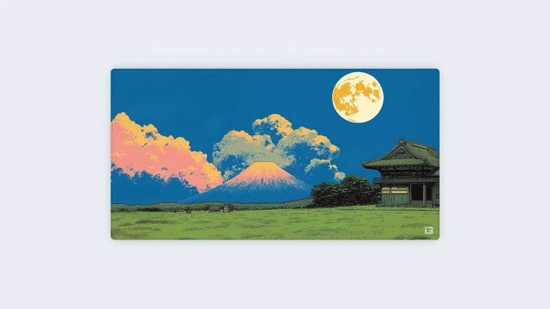 Mount Fuji Retro