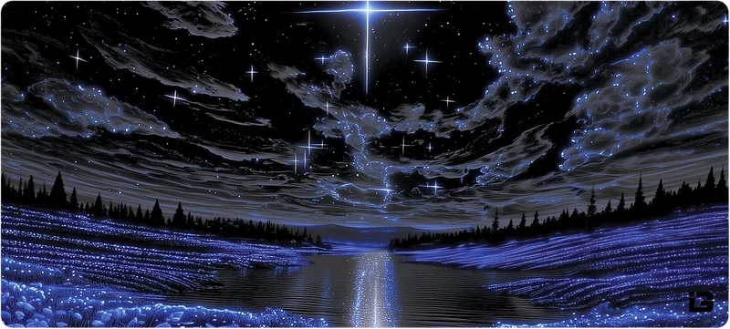 Mystische Sternenreflexion