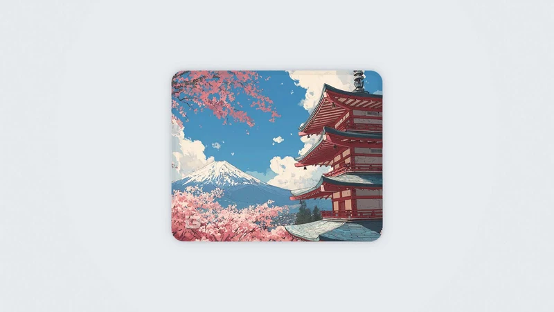 Japanische Sakura-Pagode