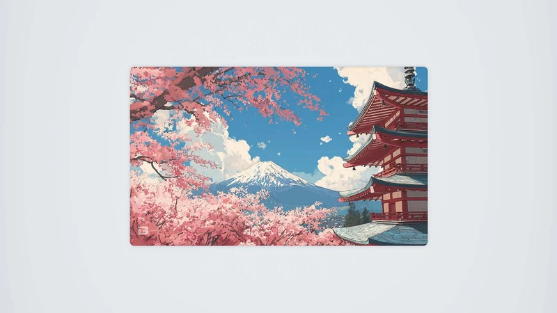 Japanische Sakura-Pagode