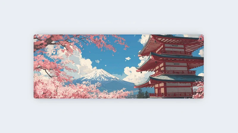 Japanische Sakura-Pagode