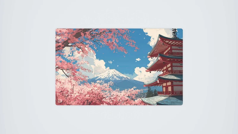 Japanische Sakura-Pagode
