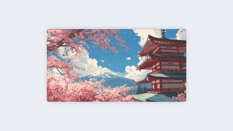 Japanische Sakura-Pagode