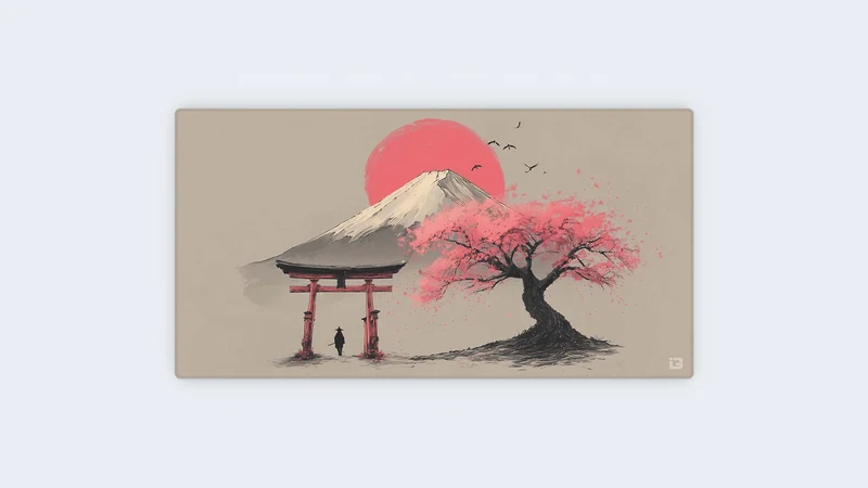 Japanisches Fuji Torii