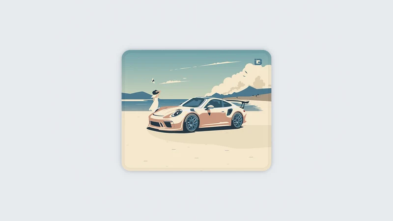 GT3 RS am Strand
