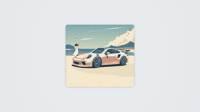 GT3 RS am Strand