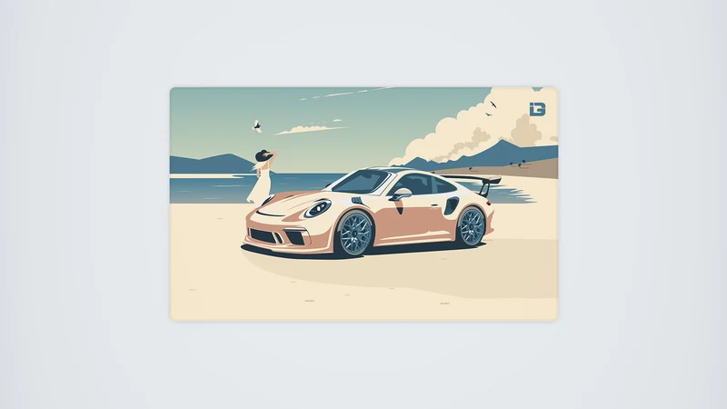 GT3 RS am Strand