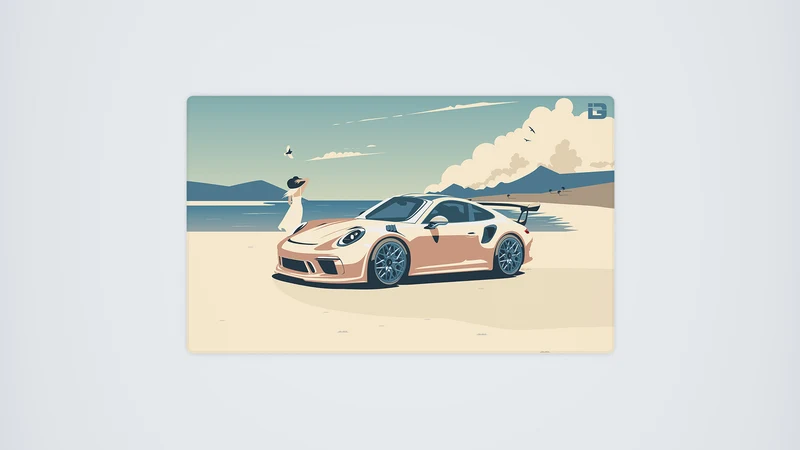 GT3 RS am Strand