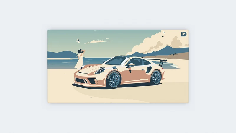GT3 RS am Strand