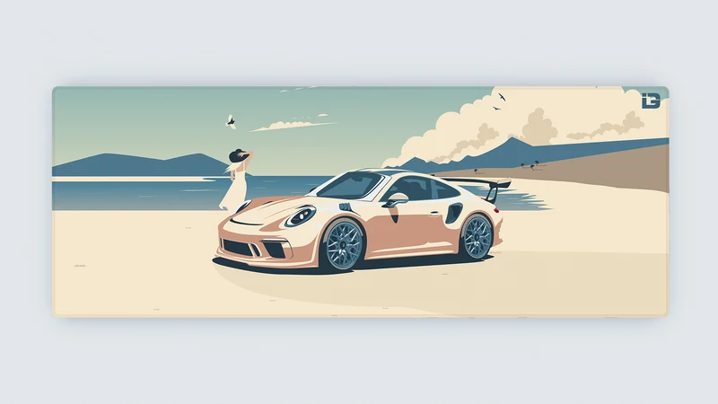GT3 RS am Strand