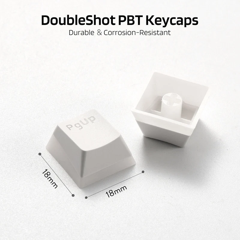 (Only Keycaps) Redragon X LTC 117-Key OEM Profile PBT Double Shot Keycaps Set