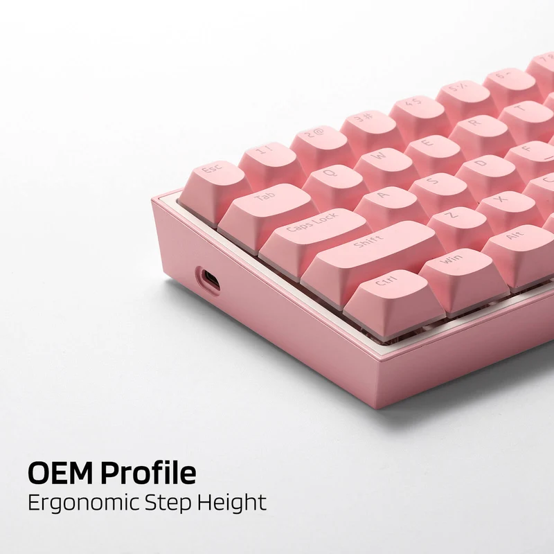 (Only Keycaps) Redragon X LTC 117-Key OEM Profile PBT Double Shot Keycaps