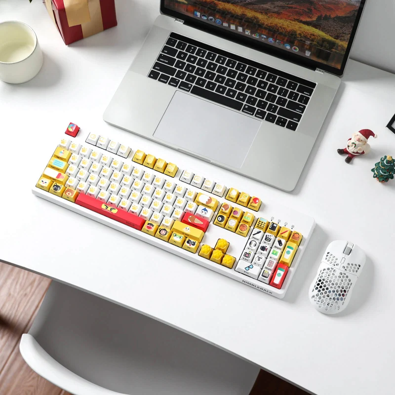 (Only Keycaps) Redragon X LTC 108-Key OEM Profile PBT Double Shot Keycaps