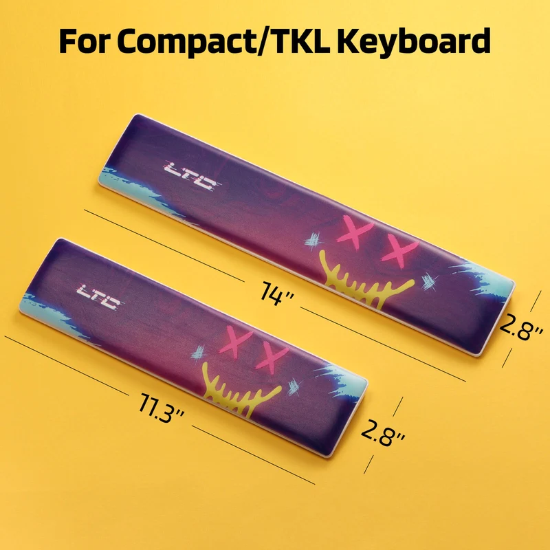 Redragon X LTC Neon Purple Keyboard Wrist Rest Pad