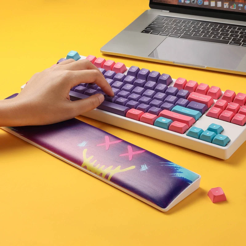 Redragon X LTC Neon Purple Keyboard Wrist Rest Pad