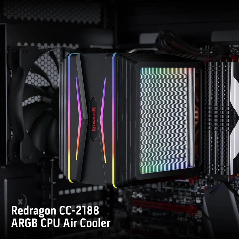 HODUR C218 ARGB Dual Tower CPU Air Cooler