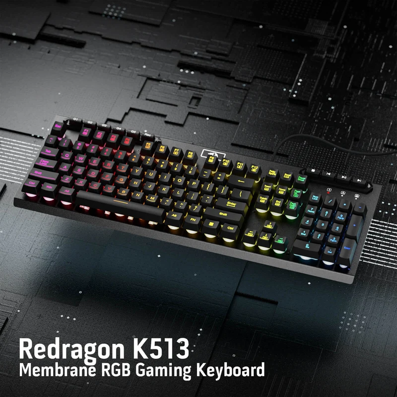 ADITYA K513 Wired Membrane Gaming Keyboard
