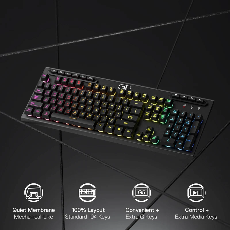 ADITYA K513 Wired Membrane Gaming Keyboard
