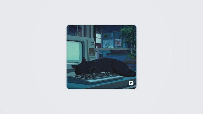 Lofi Schlafende Katze