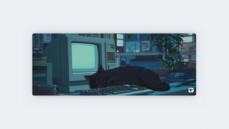 Lofi Schlafende Katze