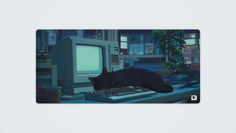 Lofi Schlafende Katze