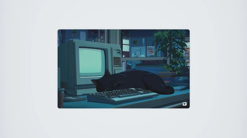 Lofi Schlafende Katze