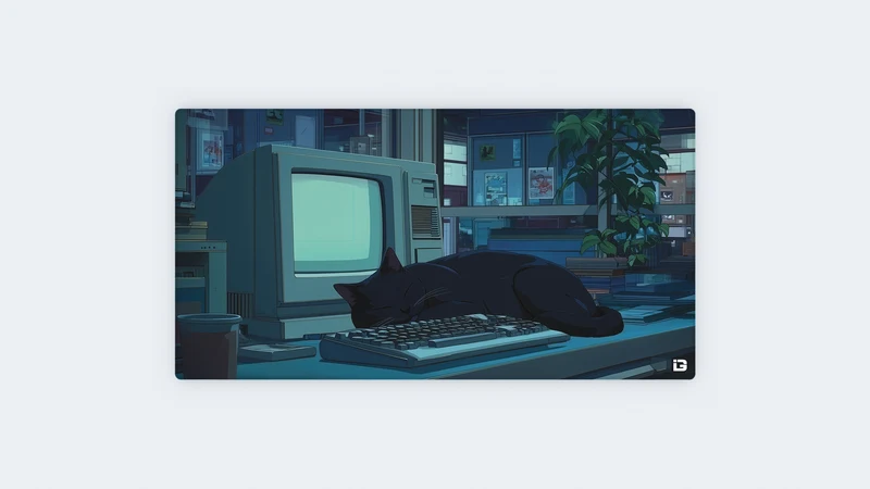 Lofi Schlafende Katze