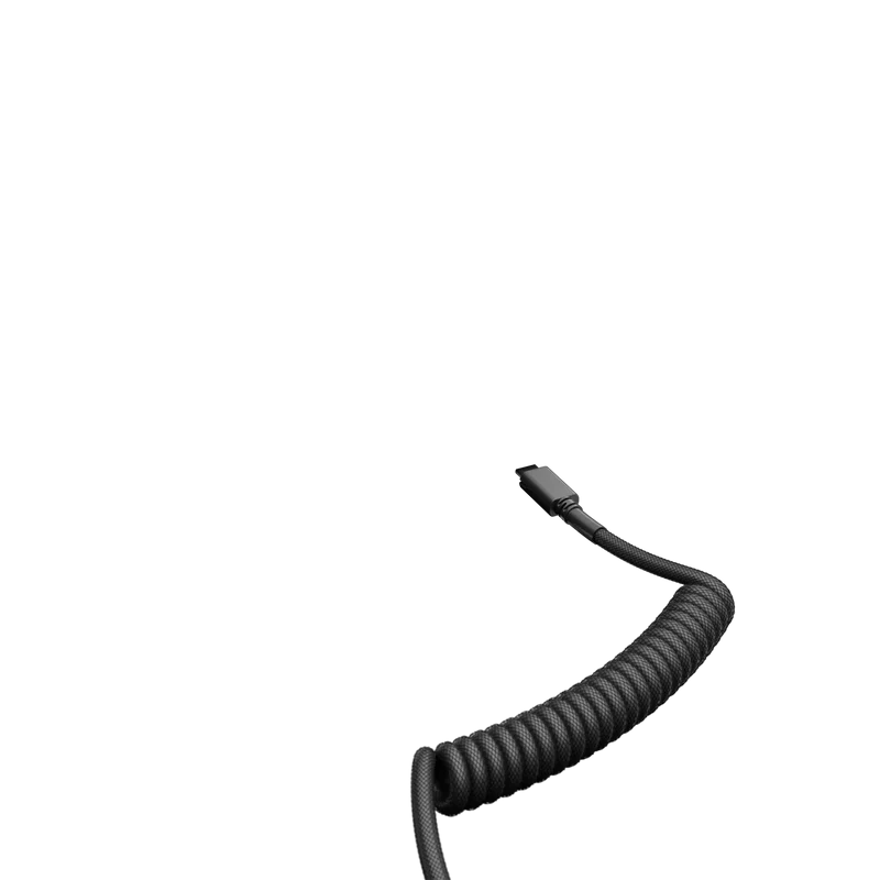 Glorious Coiled Cable Phantom Black