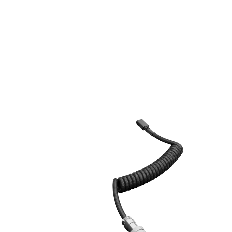 Glorious Coiled Cable Phantom Black