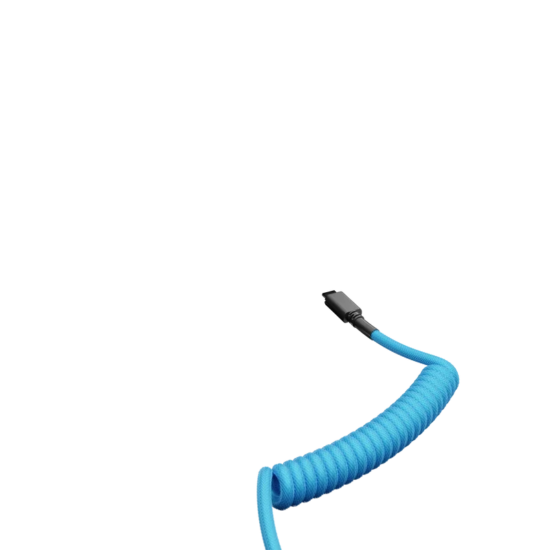 Glorious Coiled Cable Electric Blue