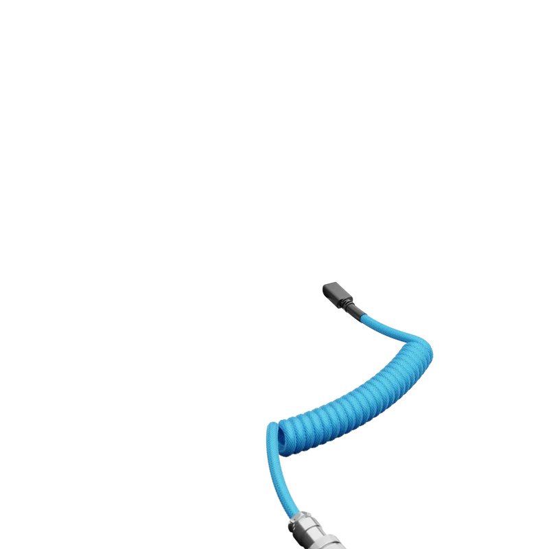 Glorious Coiled Cable Electric Blue