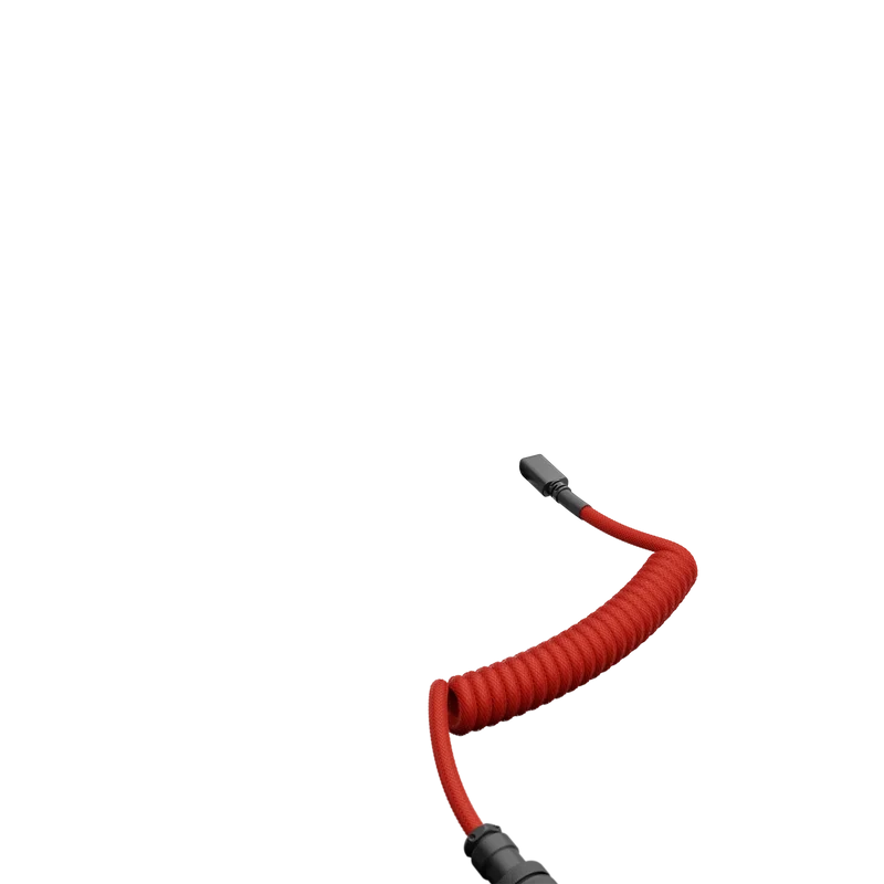 Glorious Coiled Cable Crimson Red