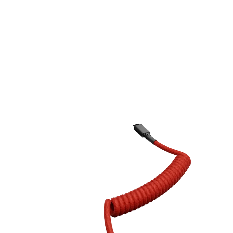 Glorious Coiled Cable Crimson Red